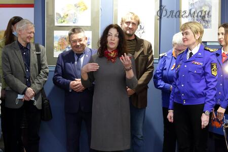 2021_04_01 Открытие выставки Стерлиговой